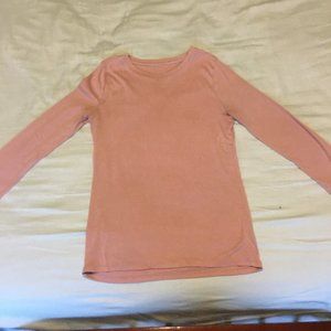 Pink long sleeve shirt